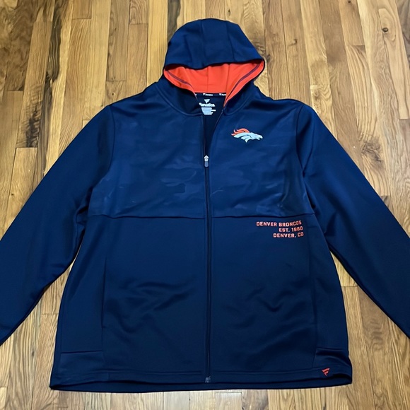 Fanatics Other - Denver Broncos Fanatics Branded Defender Full-Zip Hoodie Jacket, Men Sz XXL